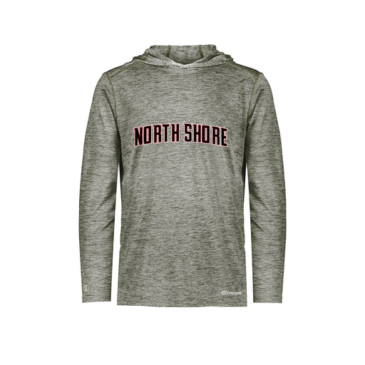 [FOLHCGGY-AS-LOGO1] Decker Men's Charge Hoodie (Adult S, Gray, Logo 1)