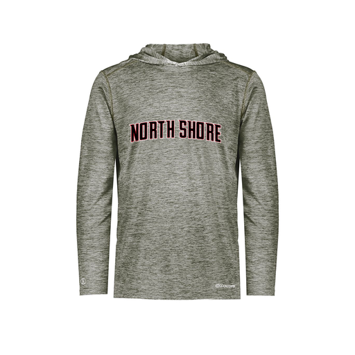 [FOLHCGGY-YS-LOGO1] Decker Youth Charge Hoodie (Youth S, Gray, Logo 1)